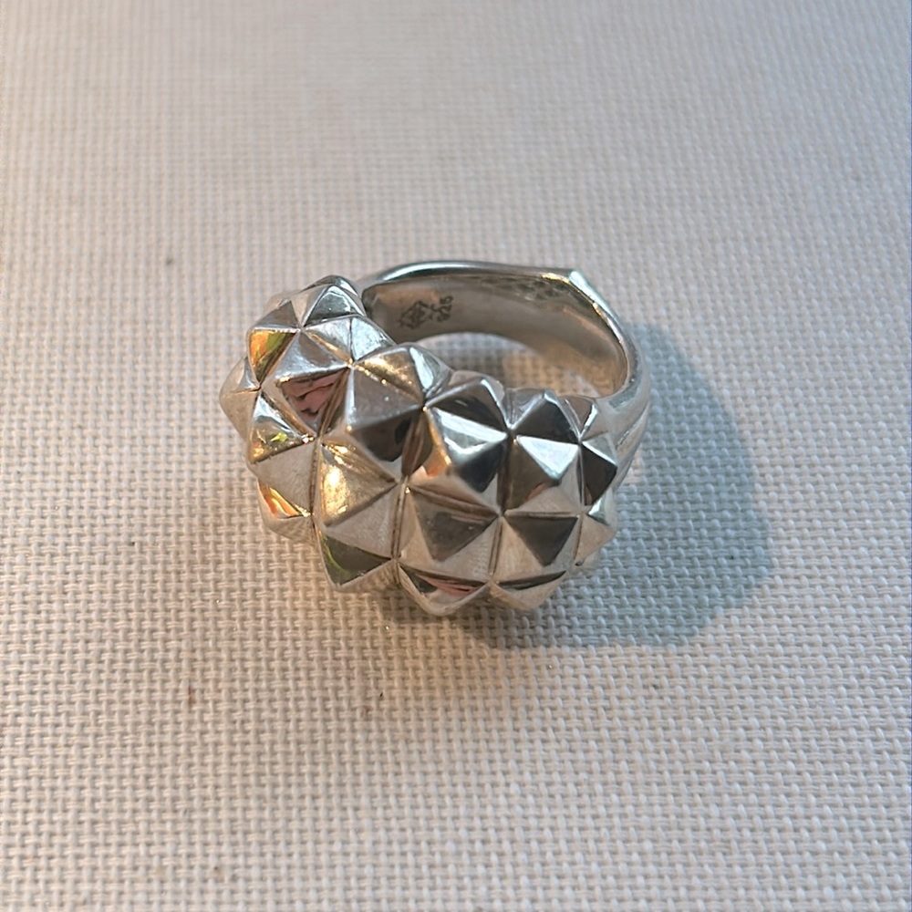 Stephen Webster ‘Superstud’ Studded Dome Ring, Sterling Silver 925, Size 7